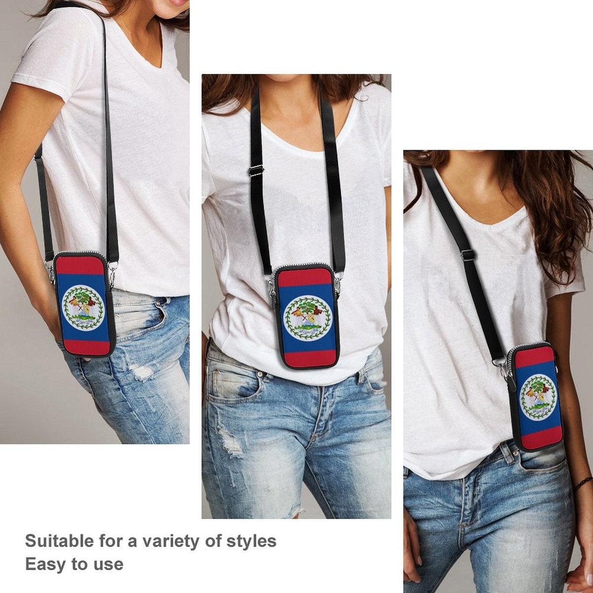 Belize Flag Mobile Phone Purse - Conscious Apparel Store