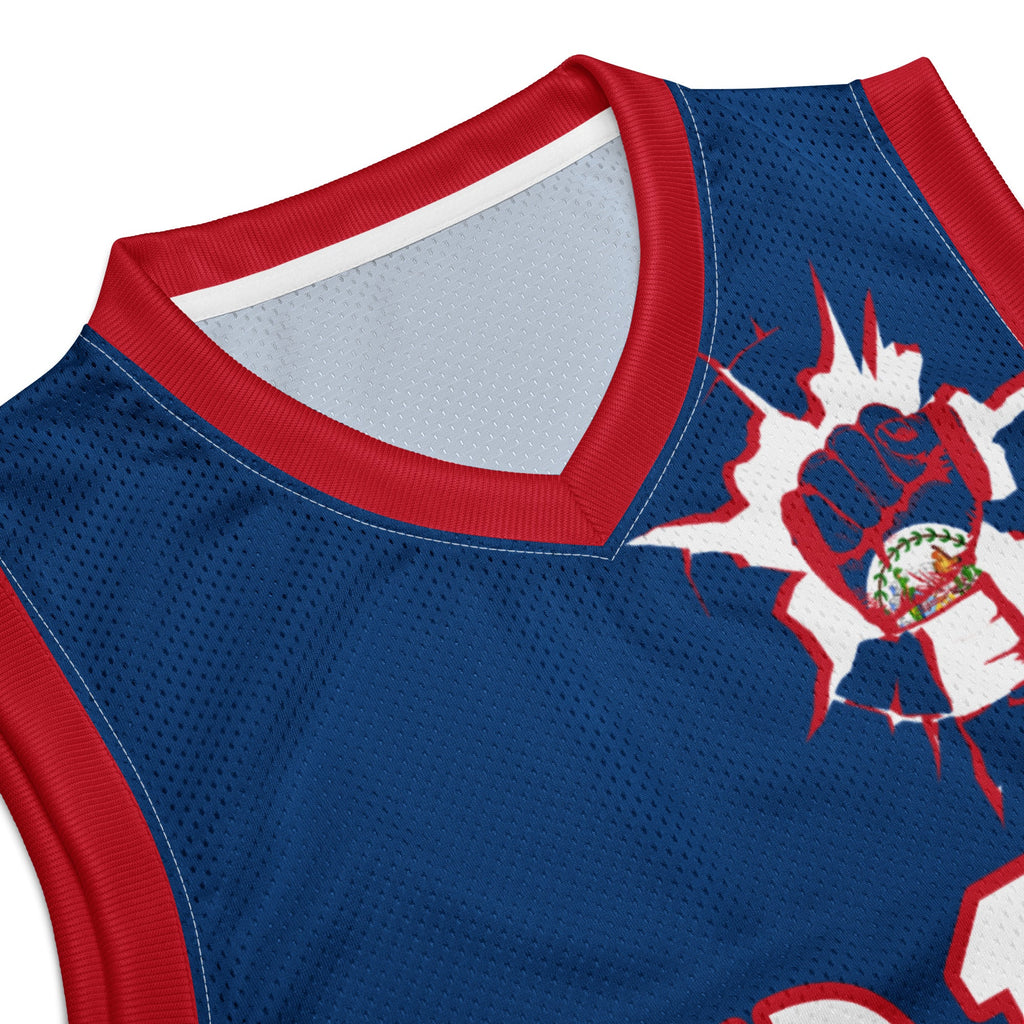 Belize Flag Premium Sport Jersey Tank Top - Conscious Apparel Store