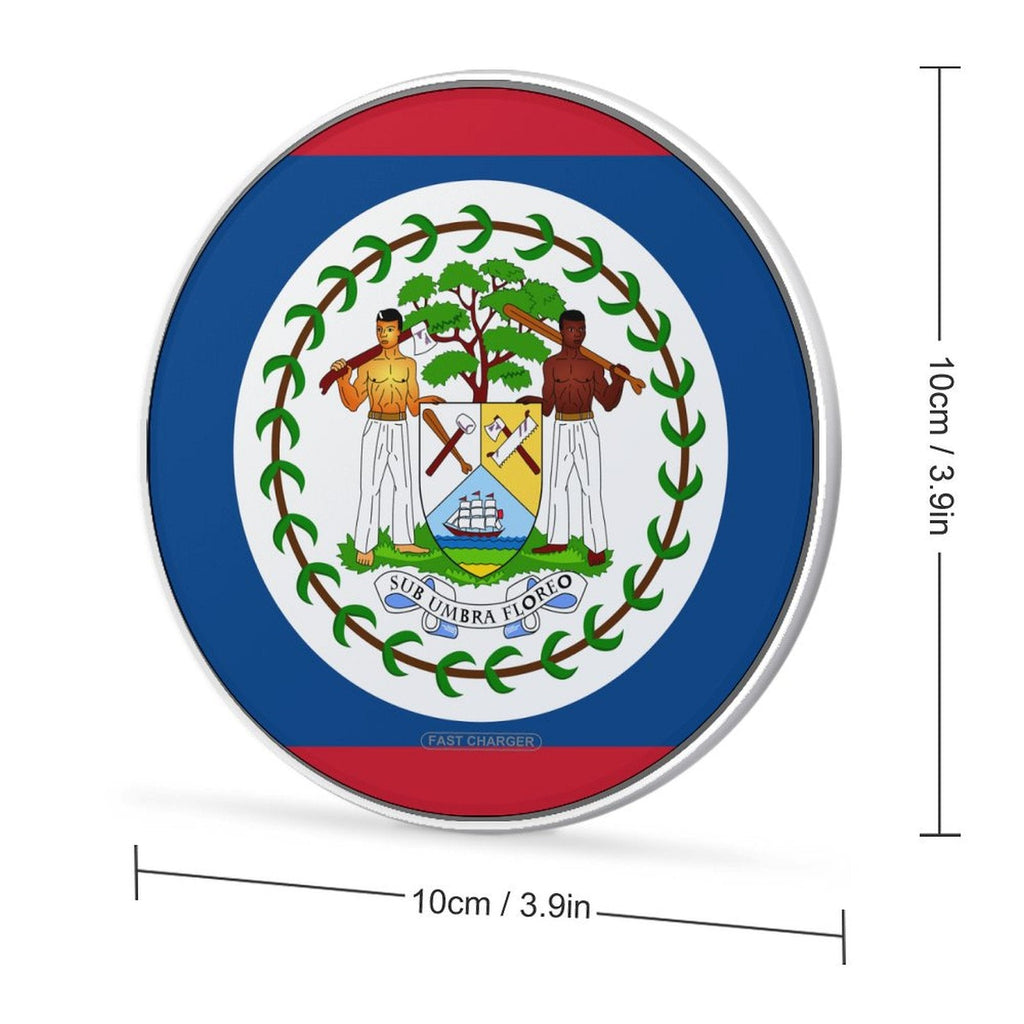 Belize Flag Wireless Charging Pad - Conscious Apparel Store