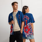 Belize Football Themed Button-Down Sport Jersey - Conscious Apparel Store