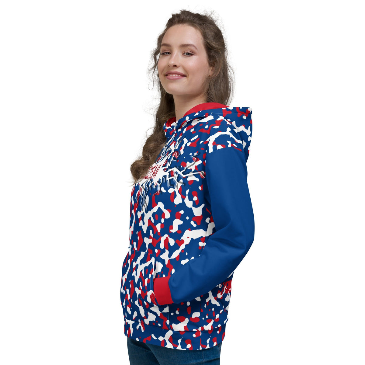 Belizean Girl Camo Unisex Pullover Hoodie - Conscious Apparel Store