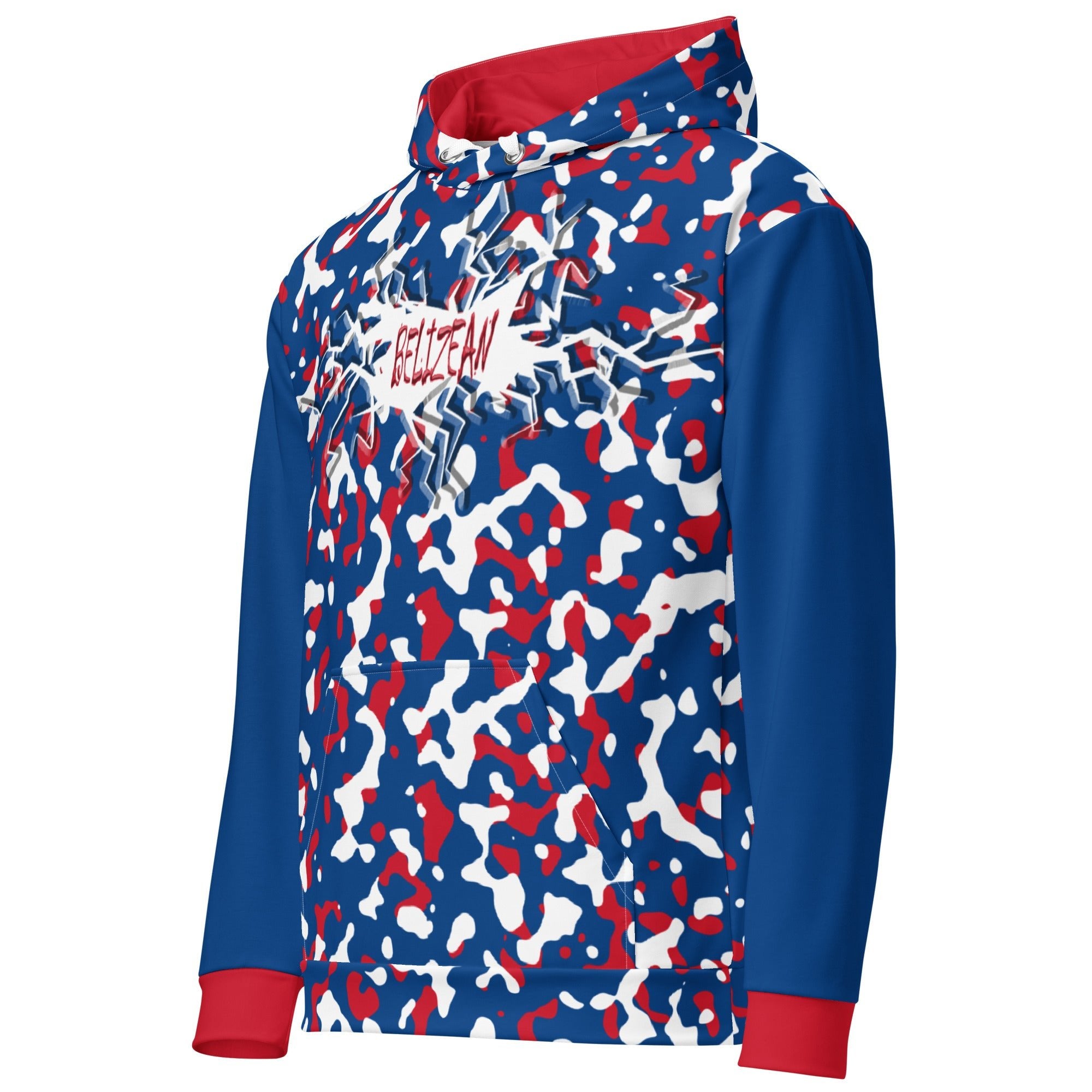 Belizean Girl Camo Unisex Pullover Hoodie - Conscious Apparel Store
