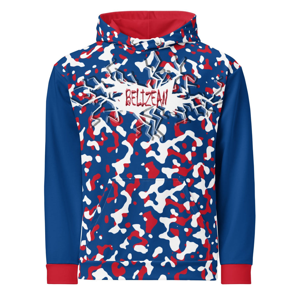 Belizean Girl Camo Unisex Pullover Hoodie - Conscious Apparel Store