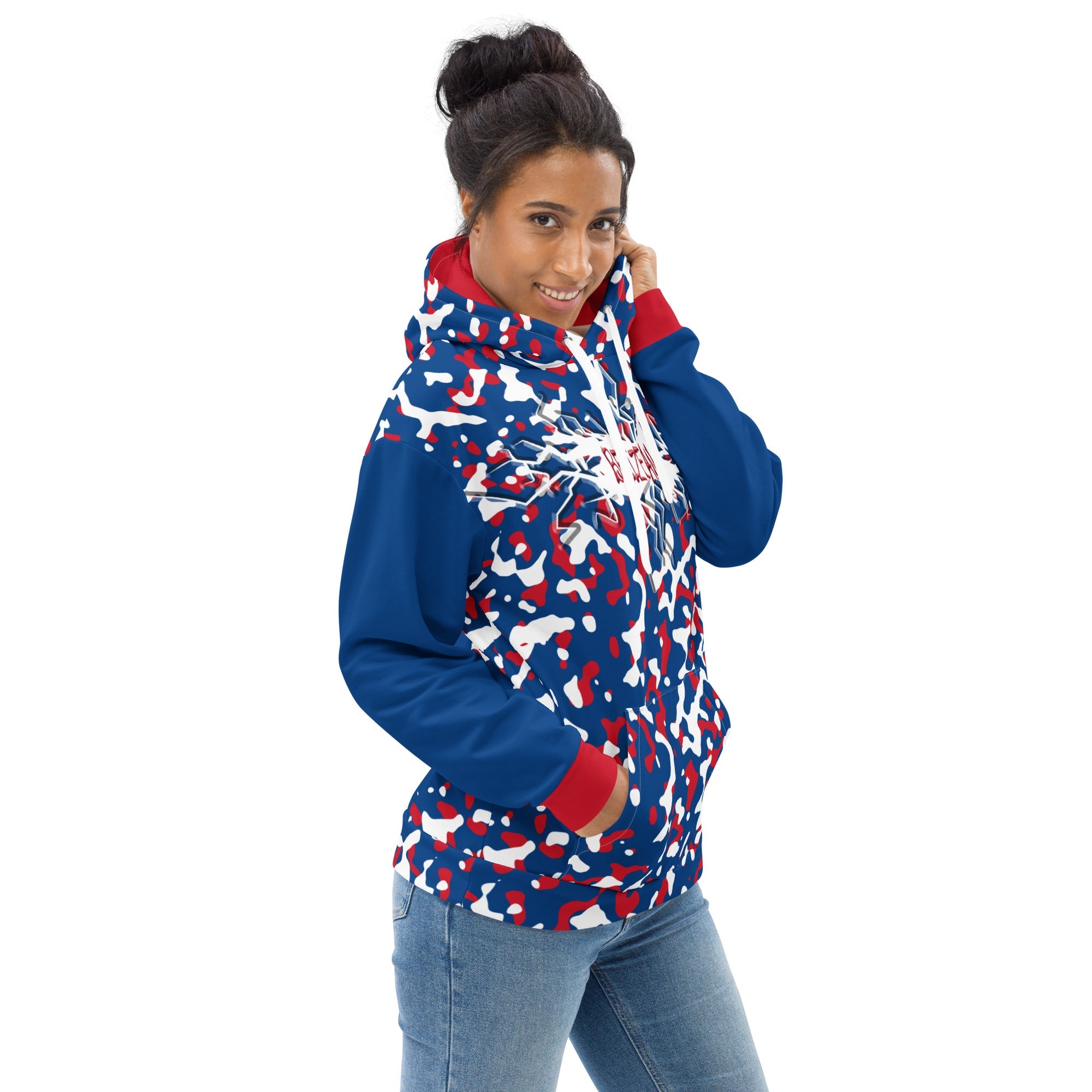Belizean Girl Camo Unisex Pullover Hoodie - Conscious Apparel Store