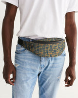 Blue Hieroglyphics Crossbody Sling Bag - Conscious Apparel Store