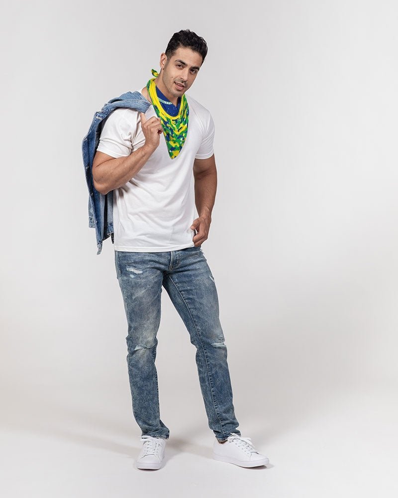 Brazil Flag Camo Bandana Set - Conscious Apparel Store