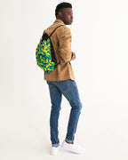 Brazil Flag Camo Canvas Drawstring Bag - Conscious Apparel Store