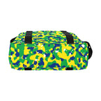 Brazil Flag Camo Large Capacity Duffle Bag - Conscious Apparel Store