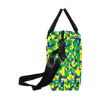 Brazil Flag Camo Large Capacity Duffle Bag - Conscious Apparel Store