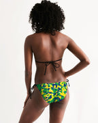 Brazil Flag Camo Triangle String Bikini - Conscious Apparel Store