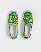 Brazil Flag Camo Women's Slip-On Canvas Shoe - Conscious Apparel Store