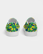 Brazil Flag Camo Women's Slip-On Canvas Shoe - Conscious Apparel Store