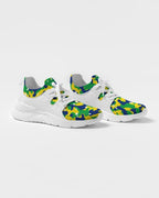 Brazil Flag Camo Women's Two-Tone Sneaker - Conscious Apparel Store
