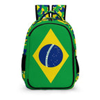 Brazil Flag Casual Backpack - Conscious Apparel Store