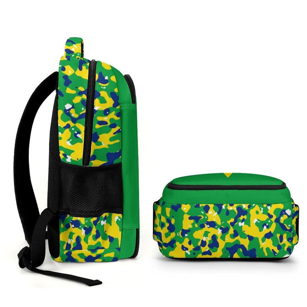 Brazil Flag Casual Backpack - Conscious Apparel Store
