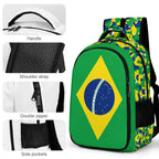 Brazil Flag Casual Backpack - Conscious Apparel Store