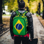 Brazil Flag Casual Backpack - Conscious Apparel Store