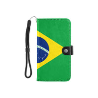 Brazil Flag Flip Leather Purse for Mobile Phone/Small - Conscious Apparel Store