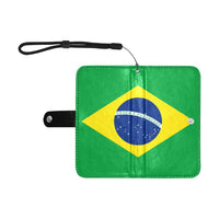 Brazil Flag Flip Leather Purse for Mobile Phone/Small - Conscious Apparel Store
