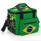Brazil Flag Insulated Cooler Bag - Conscious Apparel Store