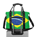 Brazil Flag Large Capacity Duffle Bag - Conscious Apparel Store
