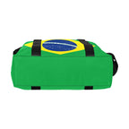 Brazil Flag Large Capacity Duffle Bag - Conscious Apparel Store