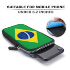 Brazil Flag Mobile Phone Purse - Conscious Apparel Store