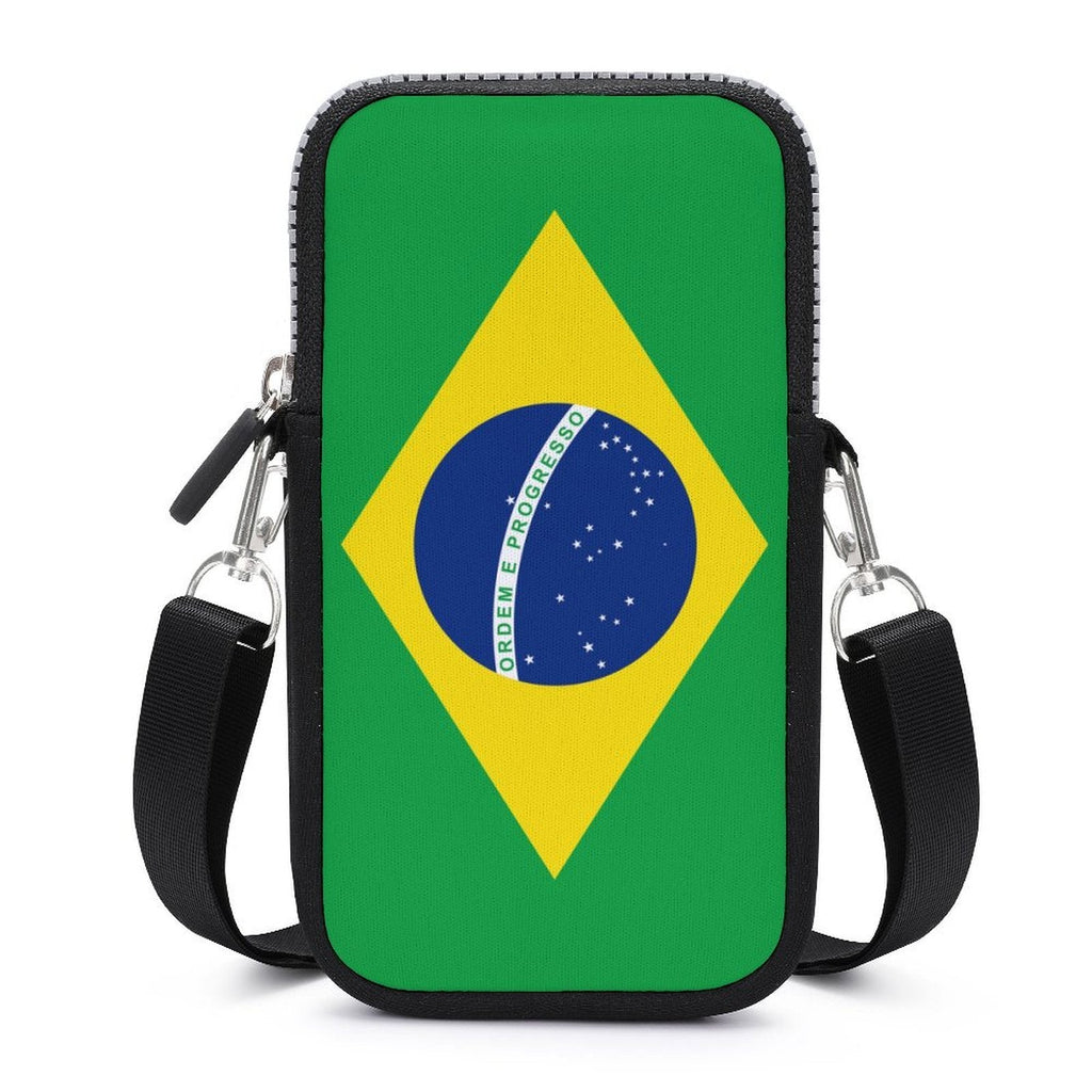 Brazil Flag Mobile Phone Purse - Conscious Apparel Store