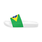 Brazil Flag Women's Slide Sandals - Conscious Apparel Store
