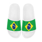 Brazil Flag Women's Slide Sandals - Conscious Apparel Store