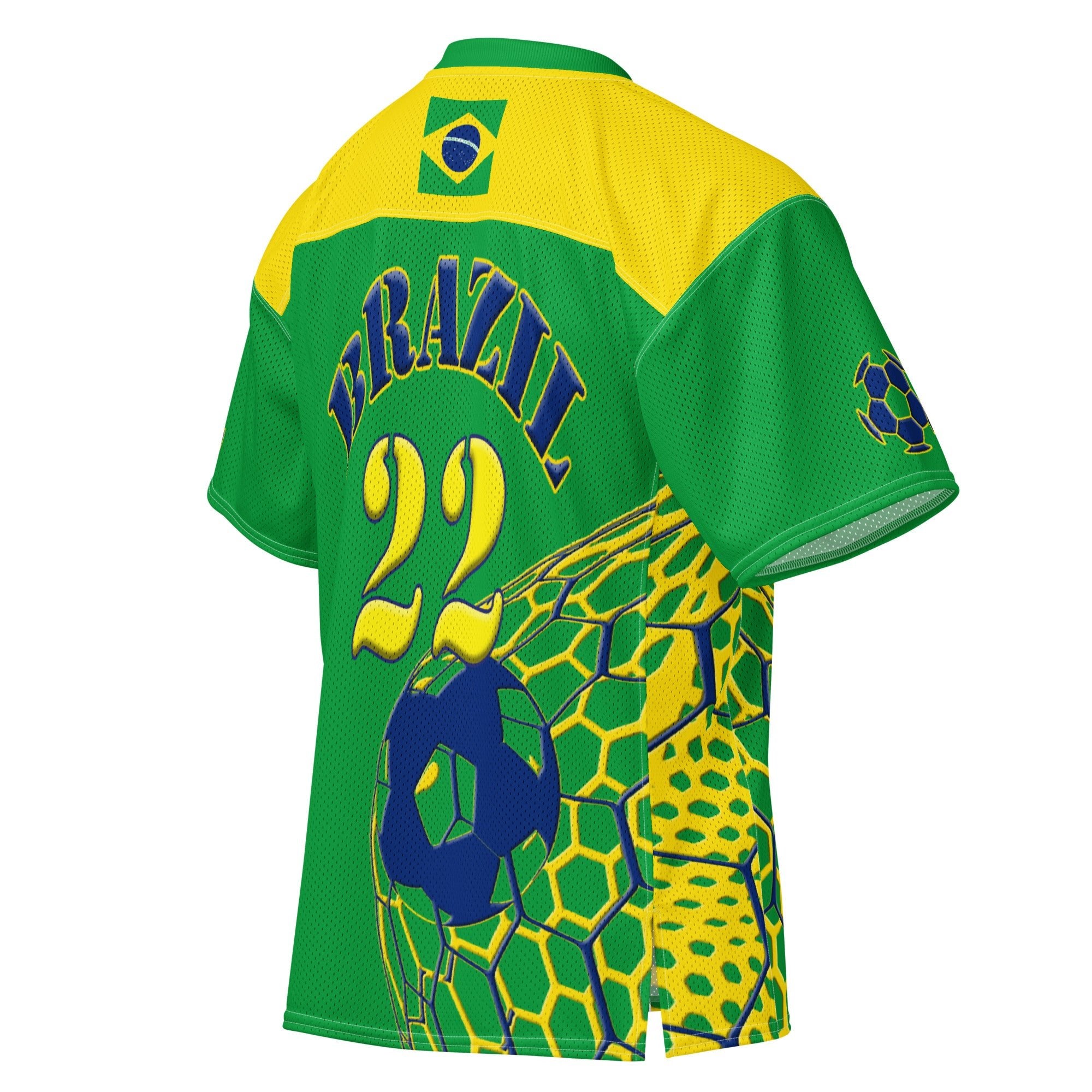 Brazil Football Sport Jersey - Conscious Apparel Store
