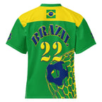 Brazil Football Sport Jersey - Conscious Apparel Store