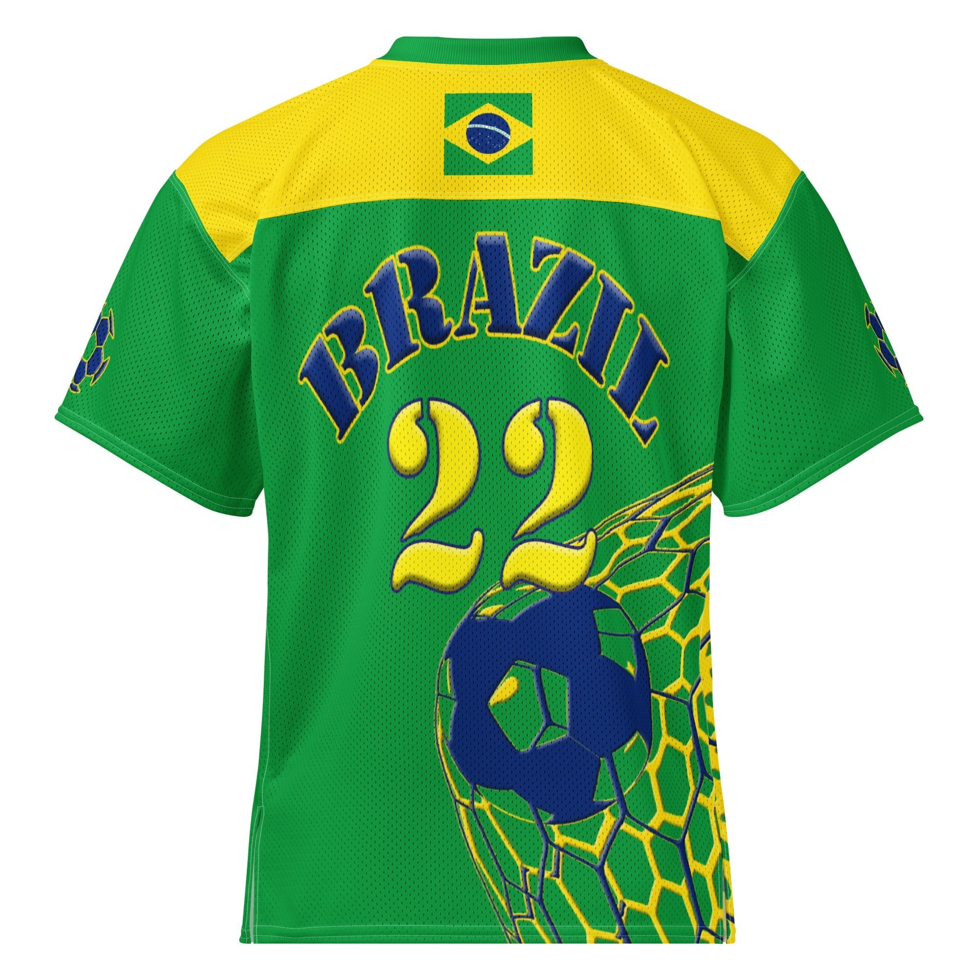 Brazil Football Sport Jersey - Conscious Apparel Store