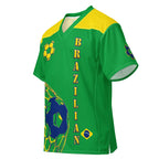 Brazil Football Sport Jersey - Conscious Apparel Store