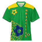 Brazil Football Sport Jersey - Conscious Apparel Store