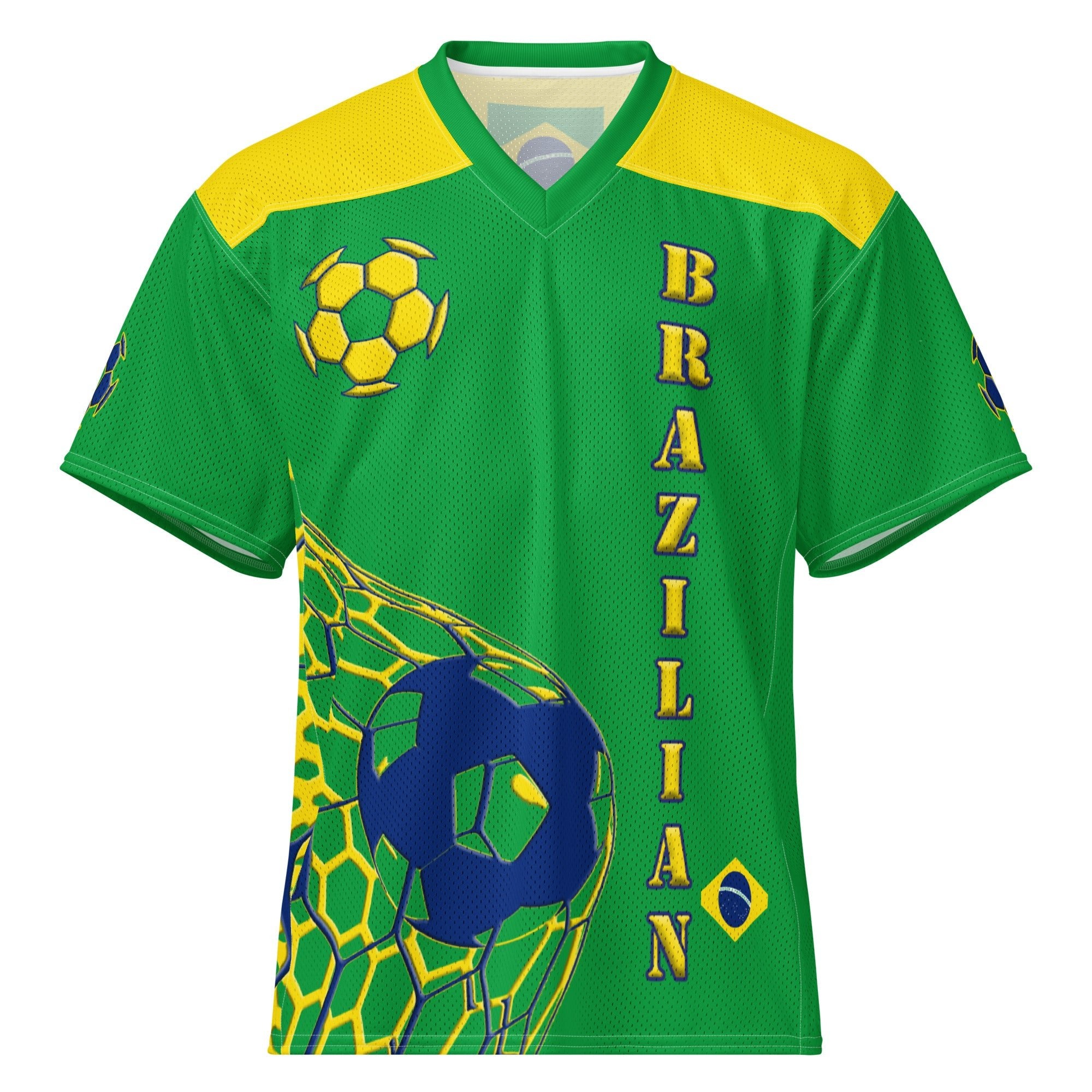 Brazil Football Sport Jersey - Conscious Apparel Store