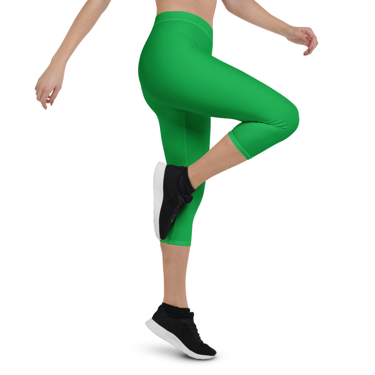 Brazil Green Capri Leggings - Conscious Apparel Store