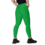 Brazil Green Leggings with pockets - Conscious Apparel Store