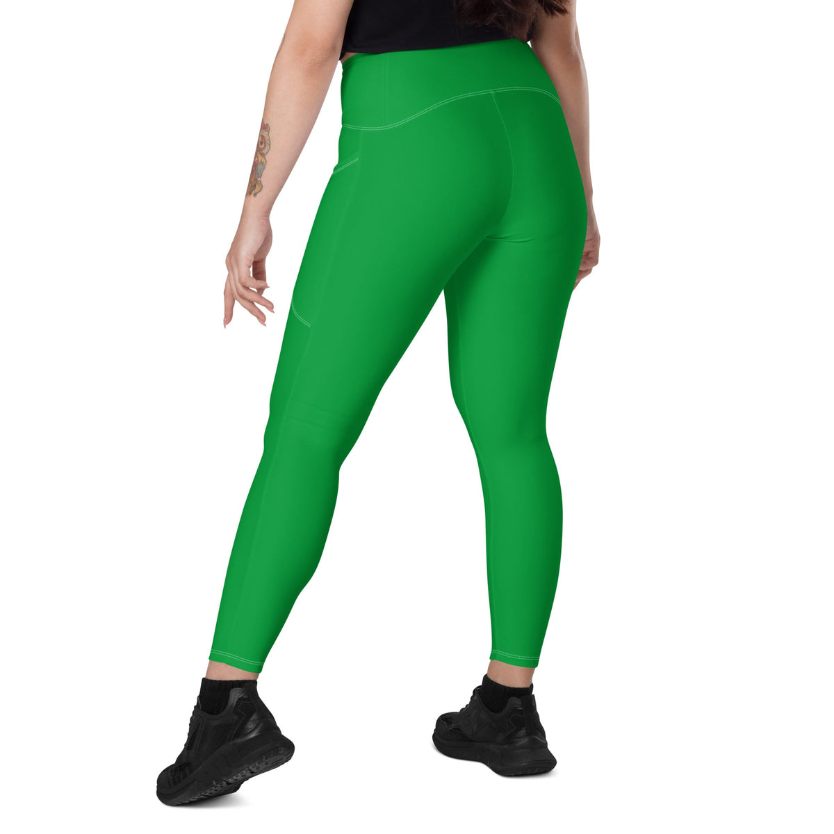 Brazil Green Leggings with pockets - Conscious Apparel Store