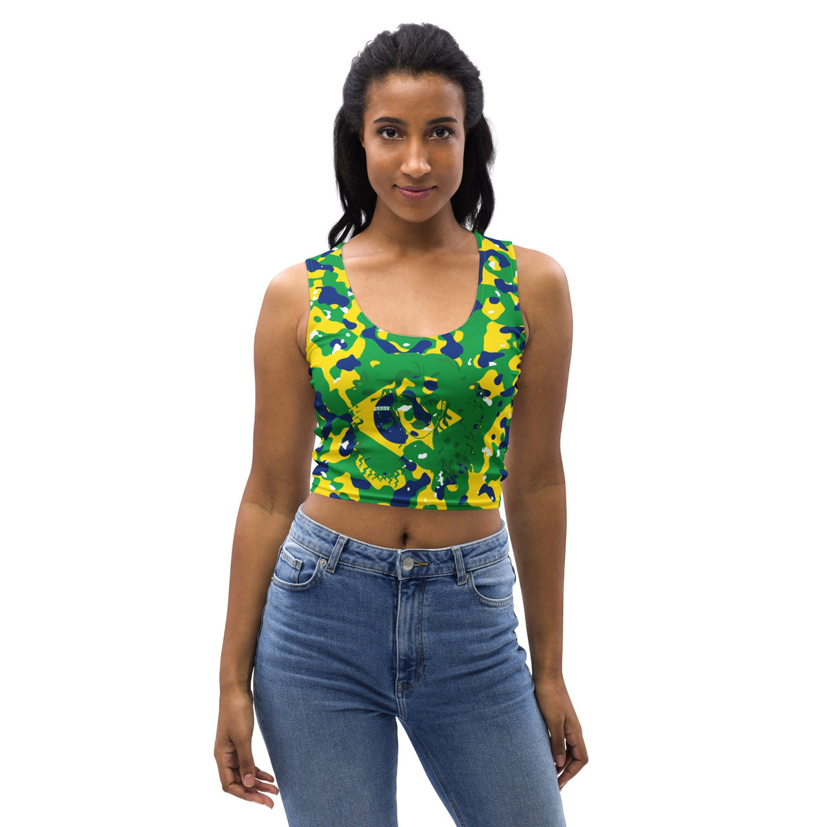 Brazilian Girl Camo Crop Top - Conscious Apparel Store