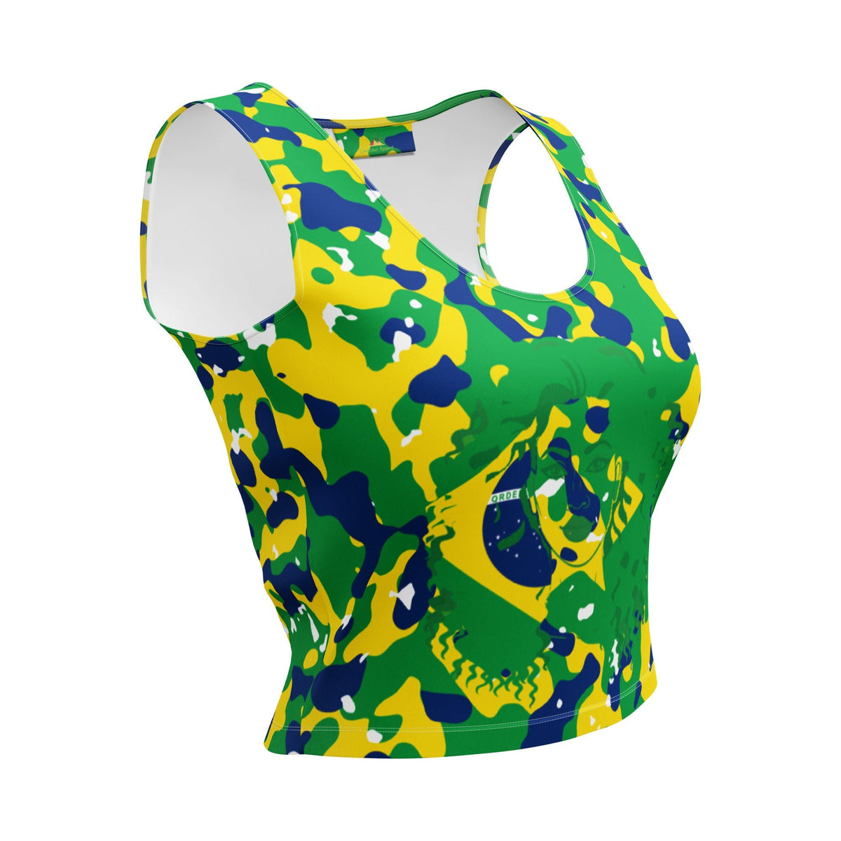 Brazilian Girl Camo Crop Top - Conscious Apparel Store