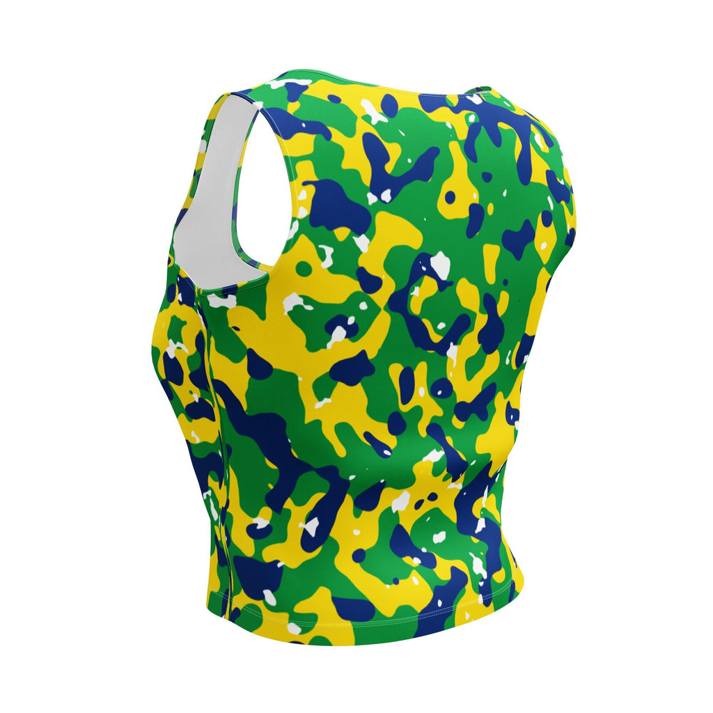 Brazilian Girl Camo Crop Top - Conscious Apparel Store