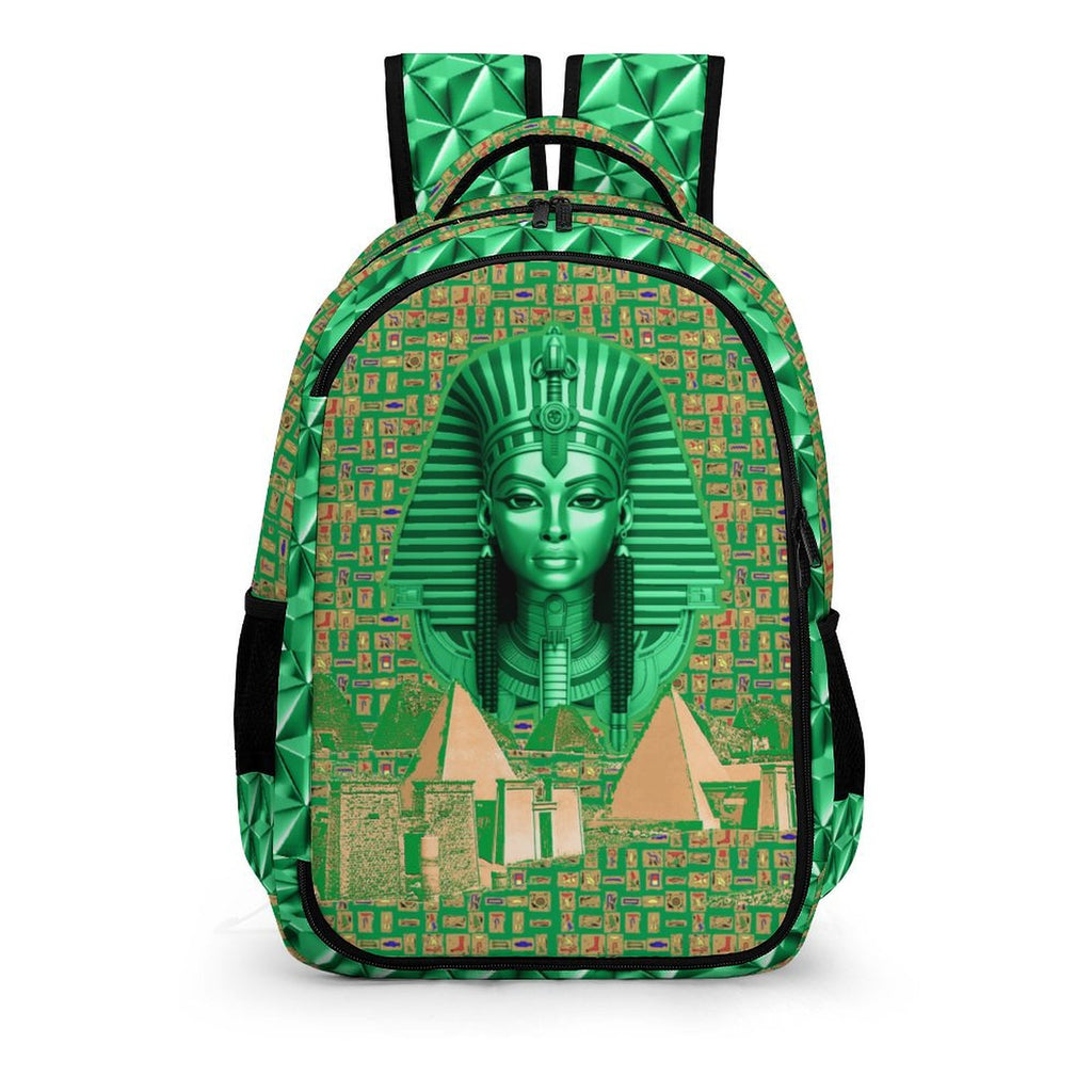 Nubian Queen Casual Backpack (Green) (5 Colors Available)