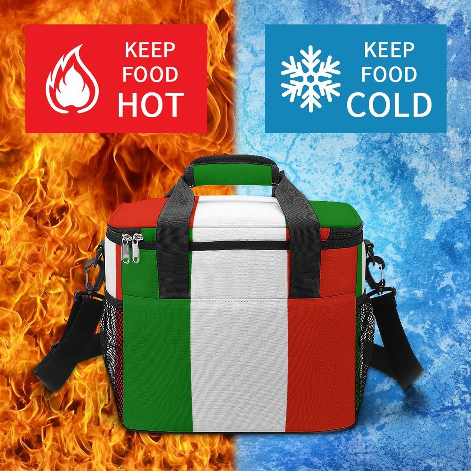 Italy Flag Cooler Bag