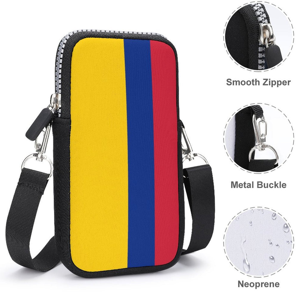 Columbian Flag Mobile Phone Purse