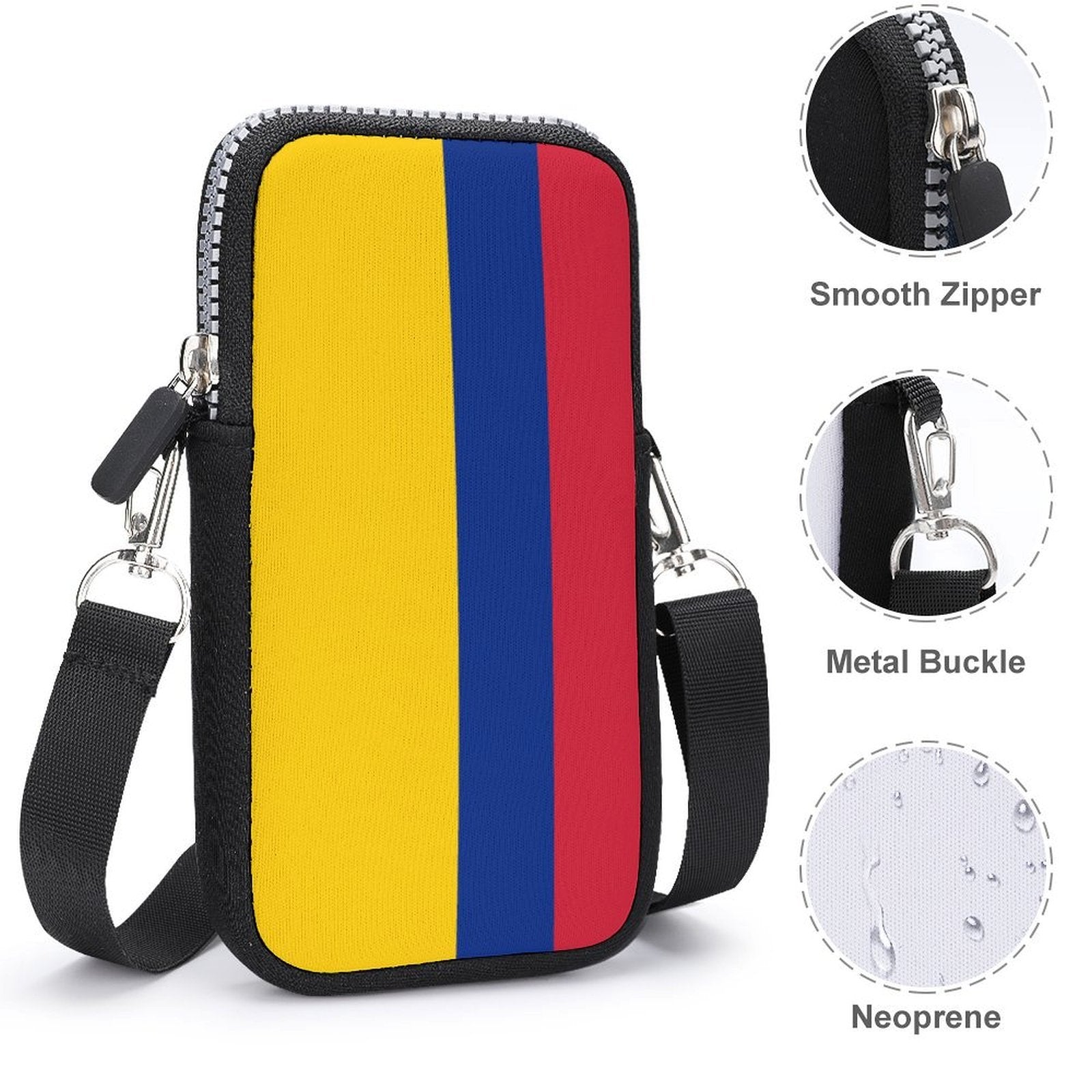 Columbian Flag Mobile Phone Purse