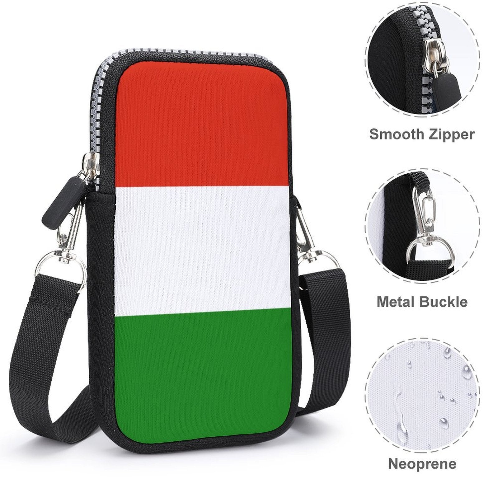 Italy Flag Mobile Phone Purse