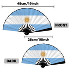 Argentina Flag Double-Sided Custom Folding Fan
