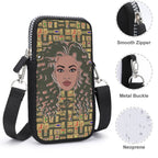 Nubian Girl (Olive) Mobile Phone Purse