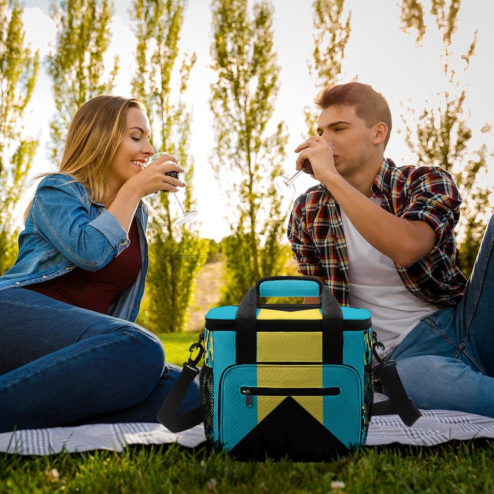 Bahamas Flag Insulated Cooler Bag
